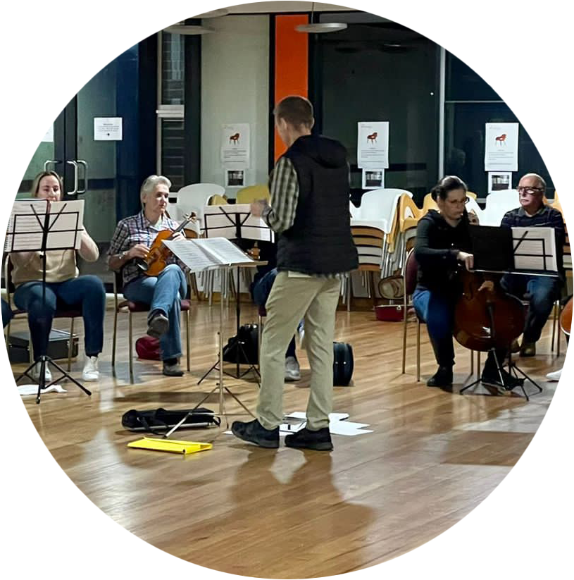 First rehearsal with Ian Crowther